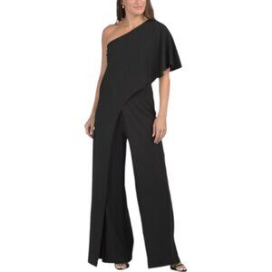 ADRIANNA PAPELL One Shoulder Jumpsuit
